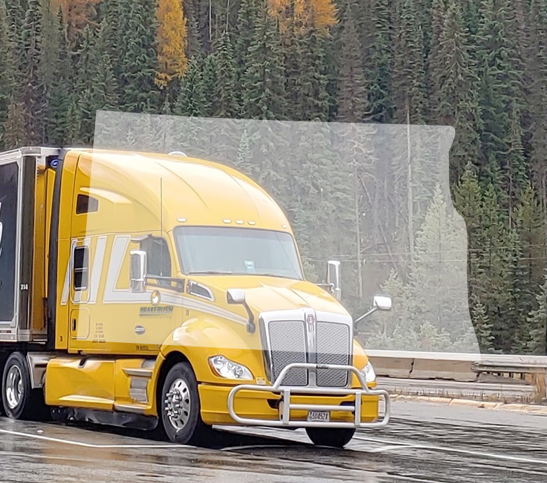 North Dakota reefer trucking positions available at Brakebush Transportation