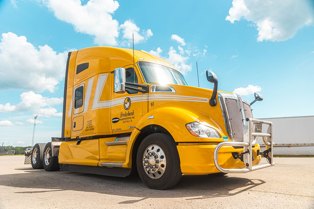 Amazing and modern fleet at Brakebush Transportation