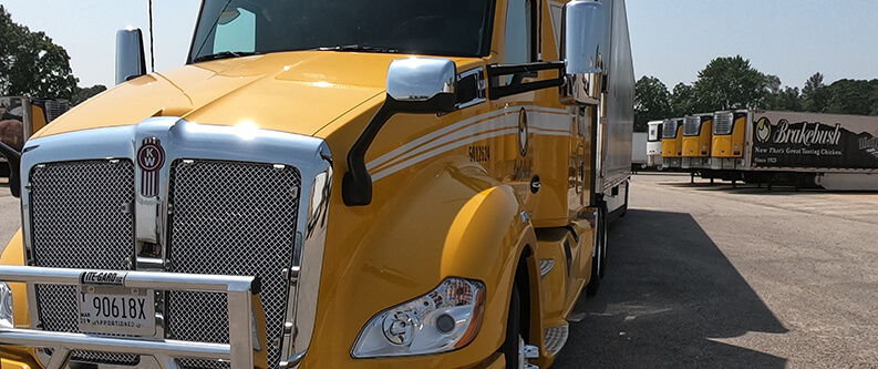 Trucking Company with Modern Fleet